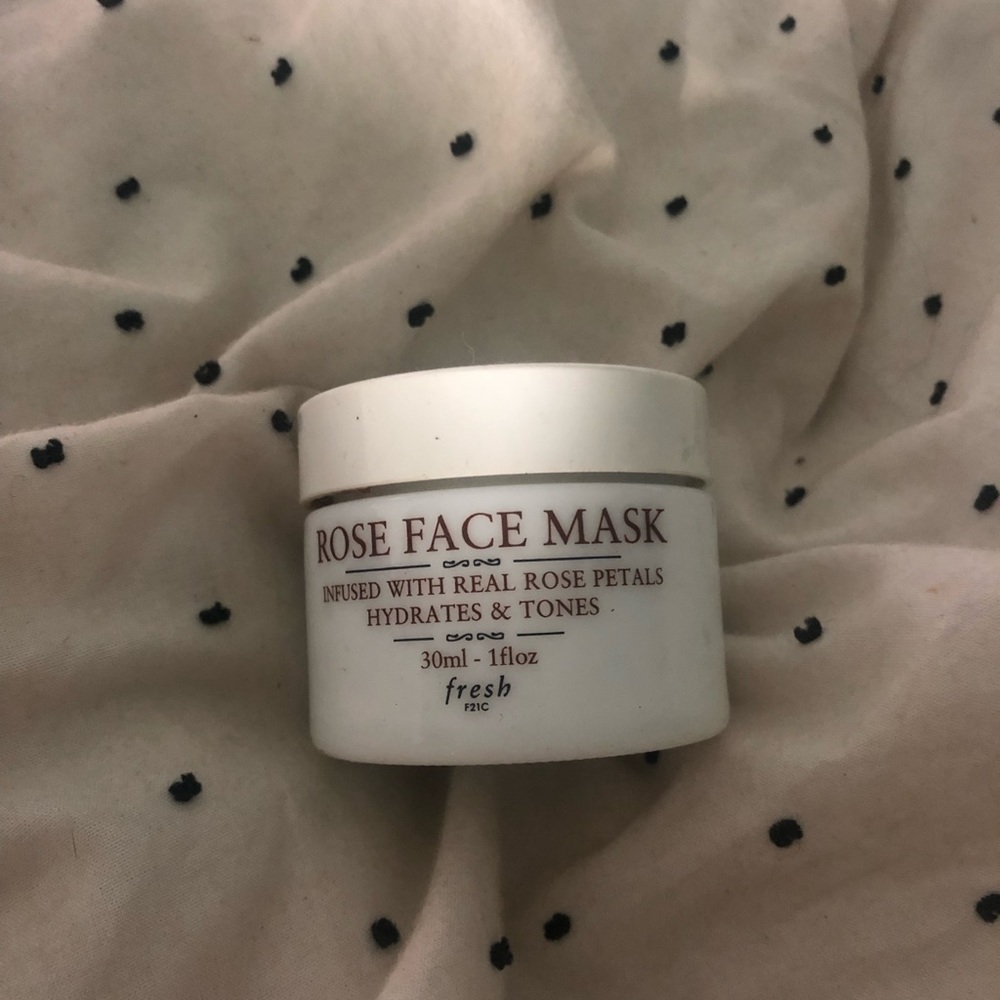 fresh rose face mask